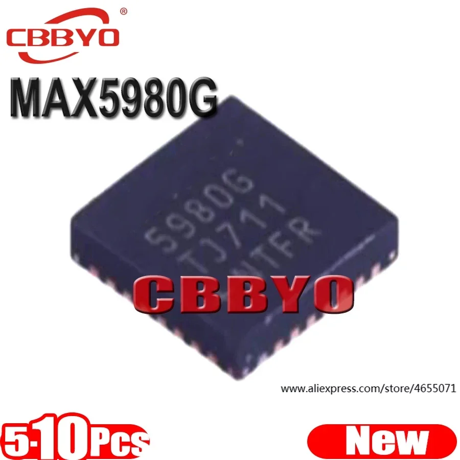 

(5-10piece) 100% New 5980G MAX5980G MAX5980GTJ+T QFN-32 Chipset