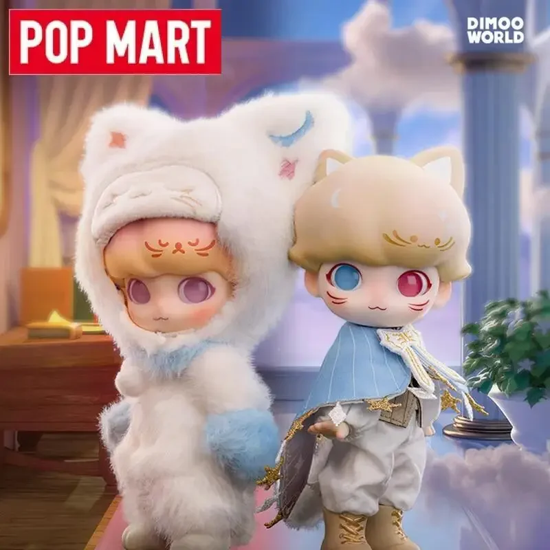 POP MART Dimoo Sleepwalking Series Anime Action Figure Blind Box Guess Bag Ornament Figurines Desktop Dolls Toys Model Girl Gift