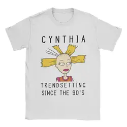 Trendsetter Cynthia Rugrat T Shirts Men's Pure Cotton Novelty T-Shirts Crewneck Tees Short Sleeve Clothing Birthday Present