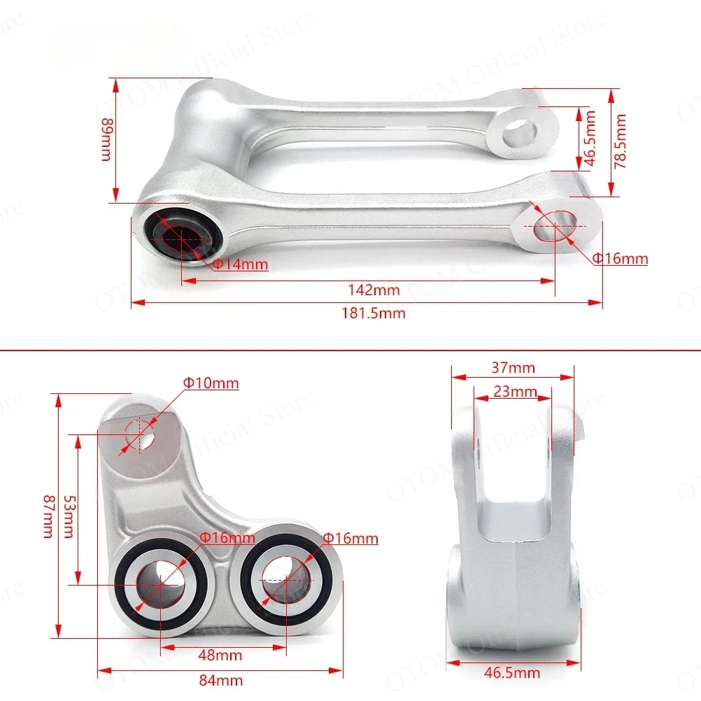 Motorcycle Accessories Linkage ARM Triangle Lever Rear Shock Suspension Forged Aluminum SWING ARM For YAMAHA YZ YZ250F 2010-2013