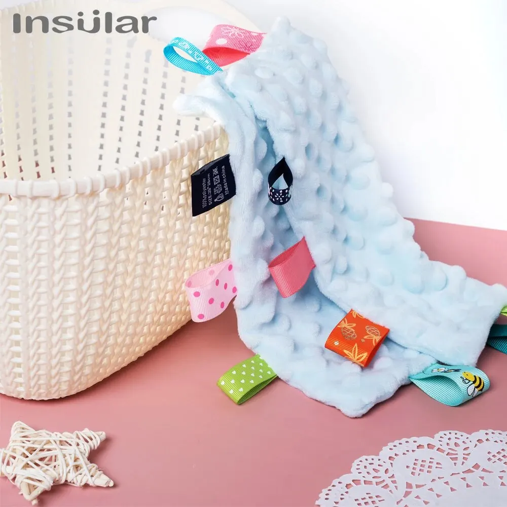 25*25cm Cute Cartoon Plush Baby Security Blanket High Quality Soft Soothing Appease Towel for Newborn