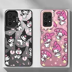 Melody Friend Kuromi Case for Samsung Galaxy A55 5G A54 A53 A52 A51 A35 A34 A33 A32 A25 A24 A23 A16 A15 A14 Back Phone Cover