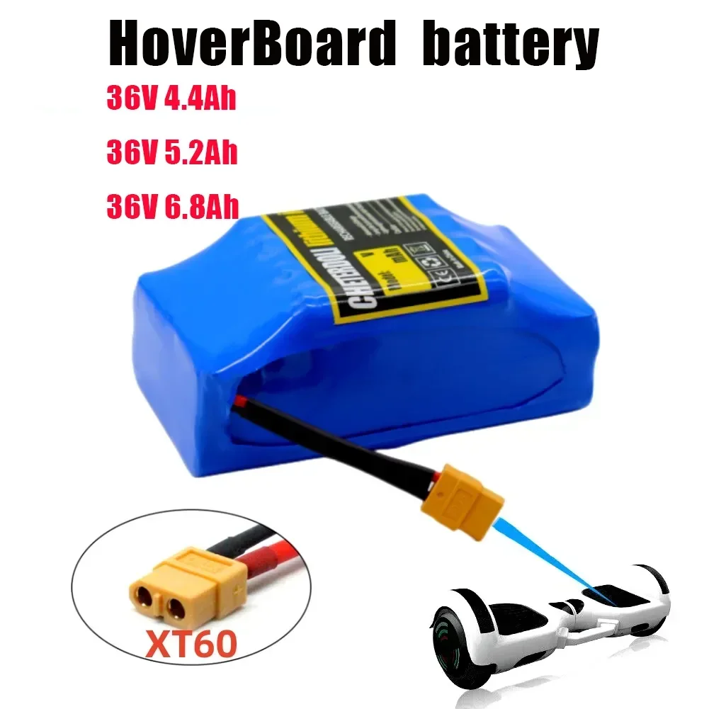 

36v Battery 6.8Ah Rechargeable Lithium ion Battery for Electric Self Balancing Scooter HoverBoard Unicycle 18650 battery