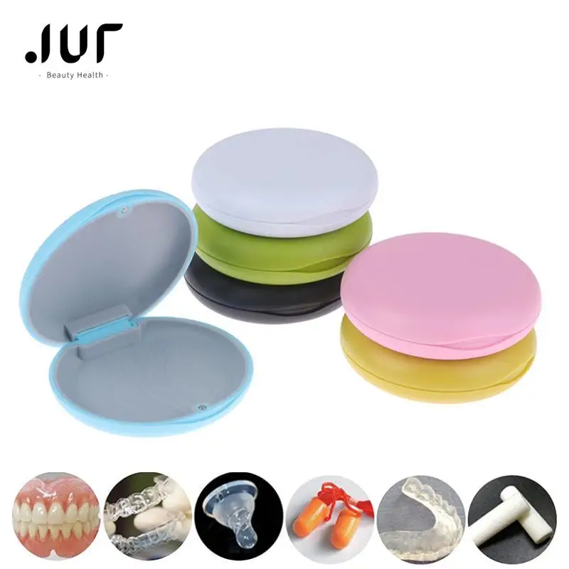 

Top Quality Orthodontic Retainer Braces Storage Box Soaking Invisible Teeth Denture Cleaning Tooth Storage Portable Belt case