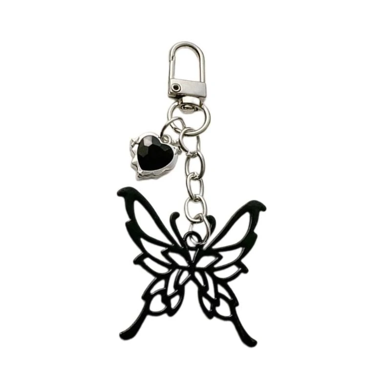

PortableButterfly Designed Keyring Phone Charm Sturdy Alloy for Women Ladies