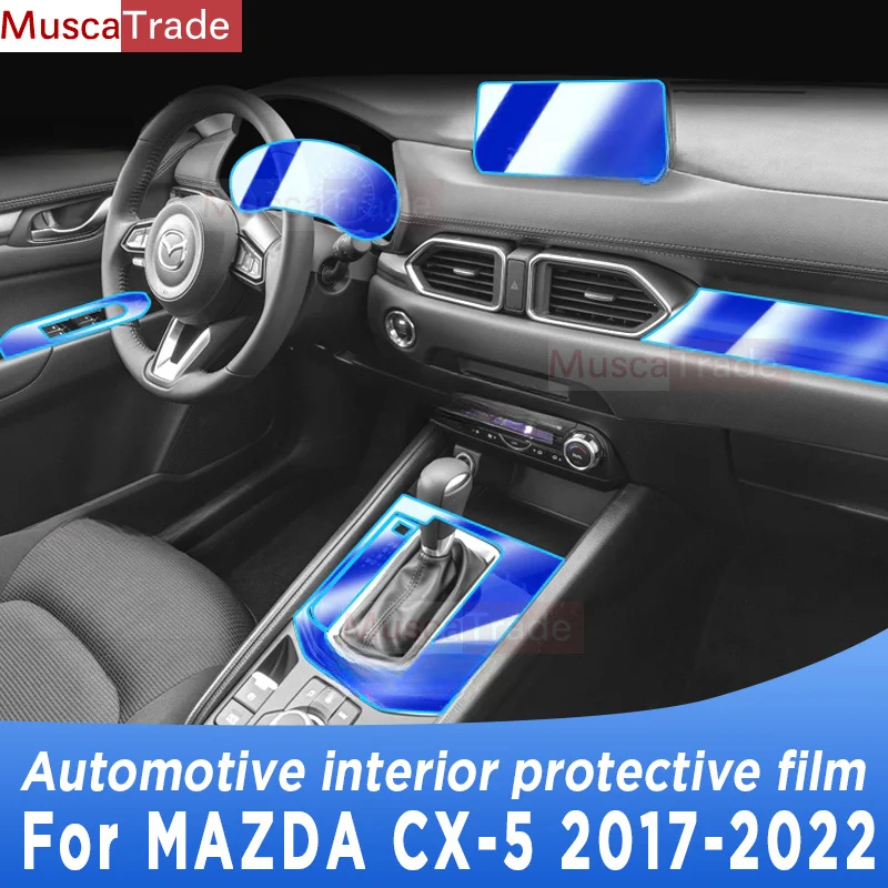 

Для MAZDA CX-5 2017-2023, панель редуктора, экран навигации, Автомобильный интерьер, аксессуары для защиты от царапин