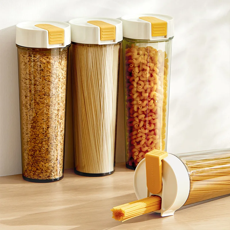 Kuchenny pojemnik na makaron Spaghetti Szczelne pudełko do przechowywania makaronu Ilościowe 120g Pudełko do przechowywania świeżej żywności Organizer do lodówki — zdjęcie 5