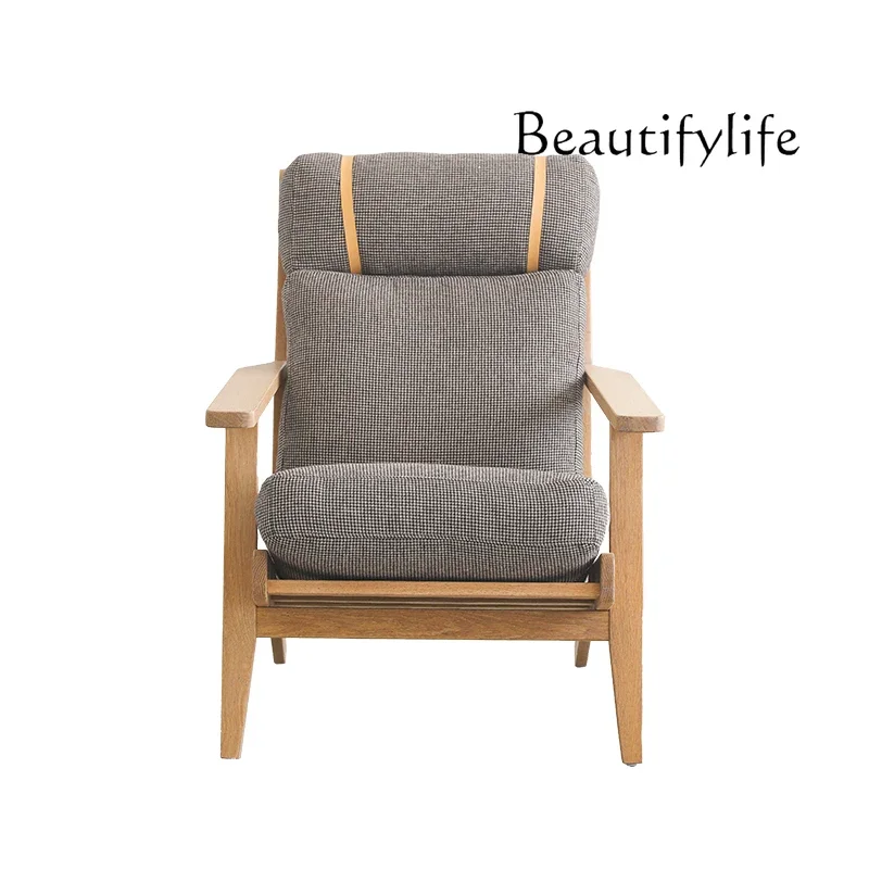 Nordic simple removable sofa chair cream style bedroom balcony minimalist light luxury casual fashion