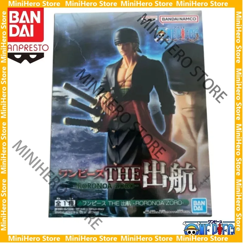 

В наличии Оригинальная коллекционная фигурка Bandai Banpresto One Piece Roronoa Zoro, масштаб 1/8, ПВХ, для демонстрации