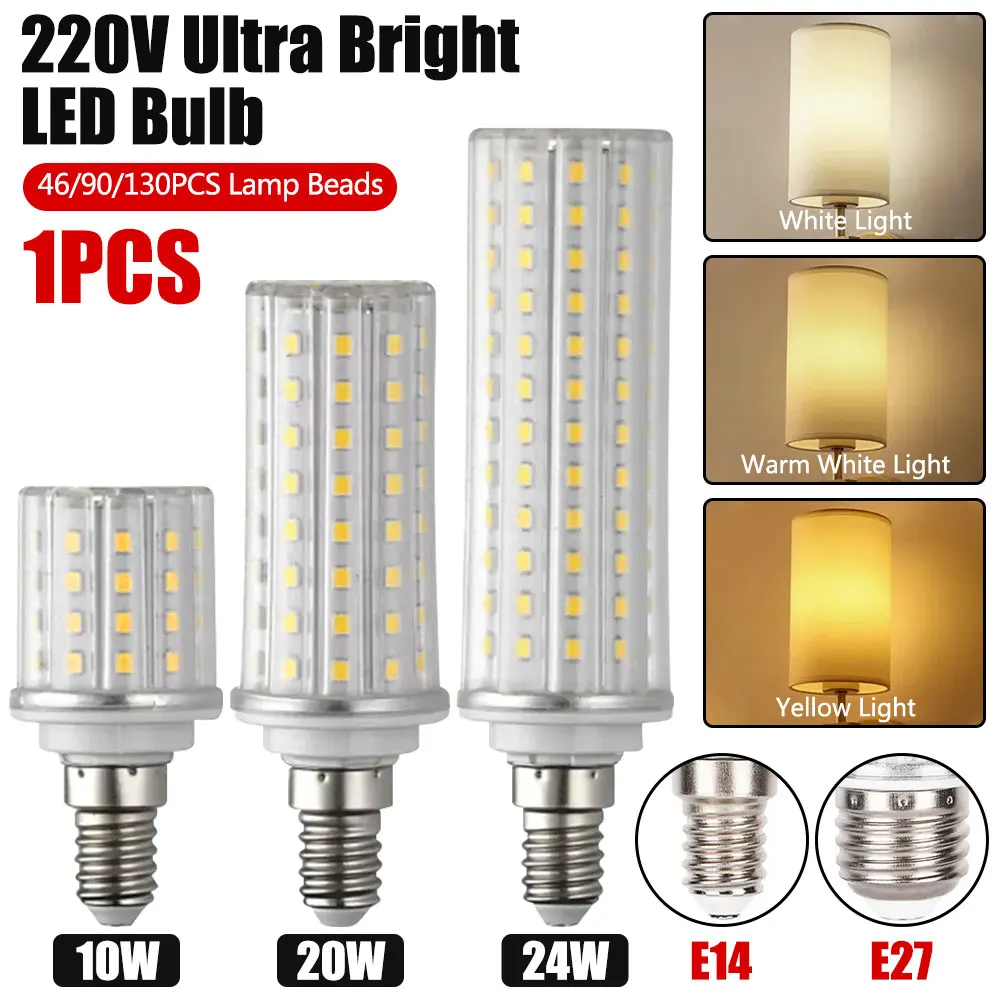 

4PCS E14 OR E27 LED bulb 220V corn lamp bomb 110V 10W 20W 24W LED lamp Bedroom living room decorative lighting