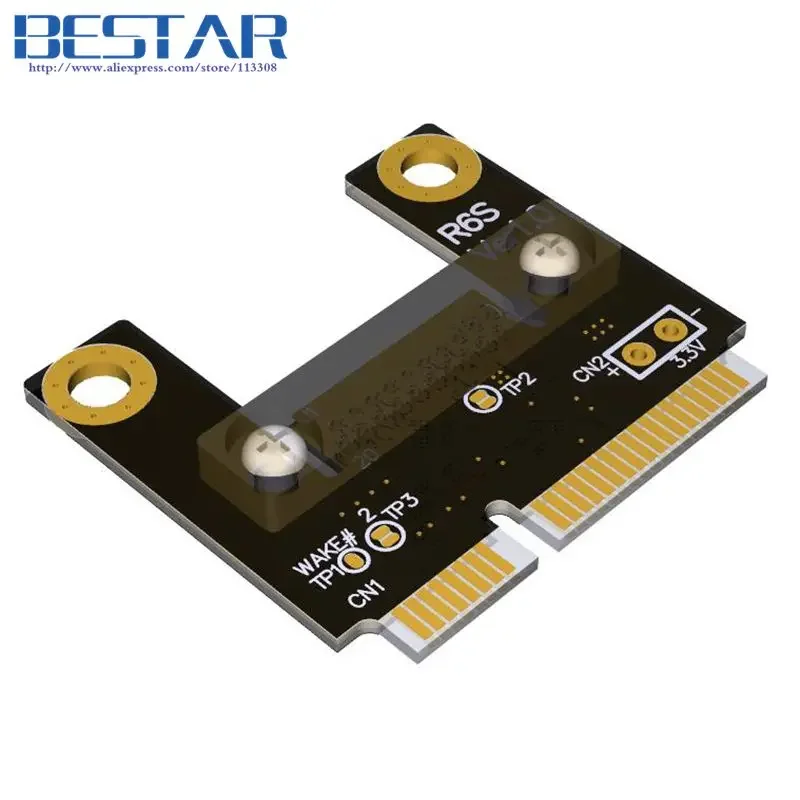 Mini PCIe MPCIe WiFi WAN To M.2 WIFI A.E Key / Mini PCI-e MSATA / M.2 NVMe Riser Card Adapter Extender Cable 8Gbps Customization
