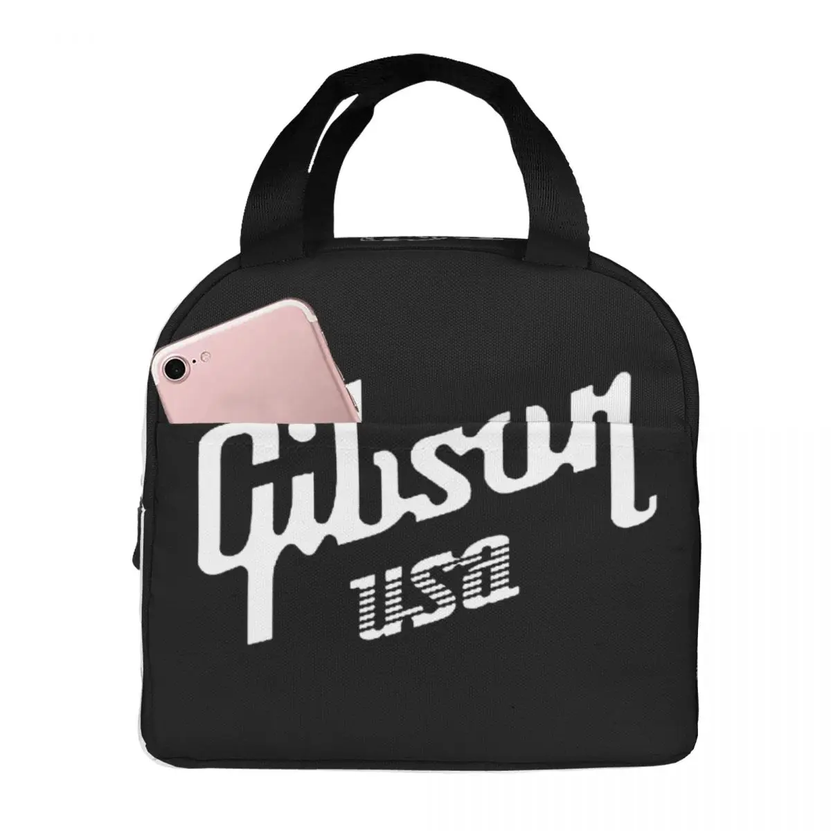 

Gibson Music 1894 Insulated Lunch Bags Thermal Bag Meal Container Portable Tote Lunch Box Bento Pouch Beach Travel