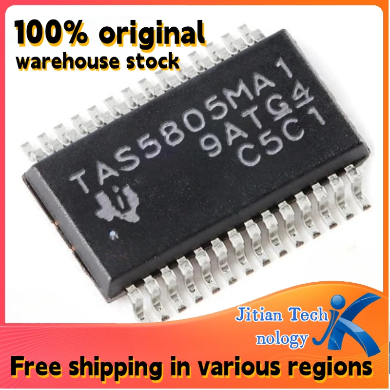 10PCS 100% brand new TAS5805MPWPR TAS5805MA1 HTSSOP28 High-Quality Electronic Component