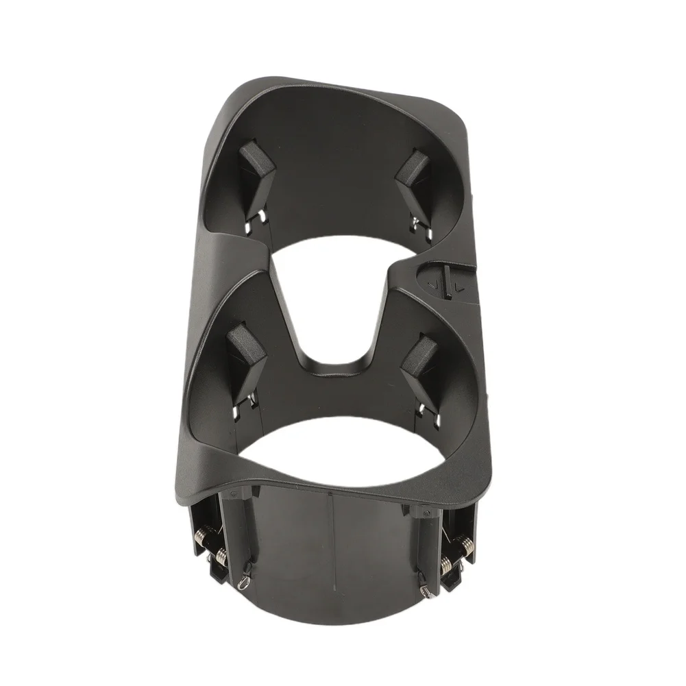 

Для Mercedes S-Class W221 2009-2015: центральная вставка с двойным подстаканником для путешествий и ежедневных поездок, черный, под карбон