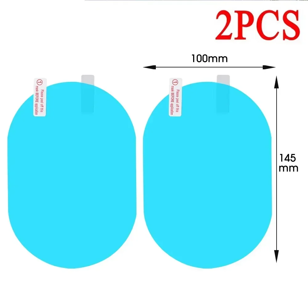 2pcs Car Rearview Mirror Film Sticker Side Window Rainproof Clear Film Anti-Fog Waterproof Protective Films for Car Motorcycle image 6