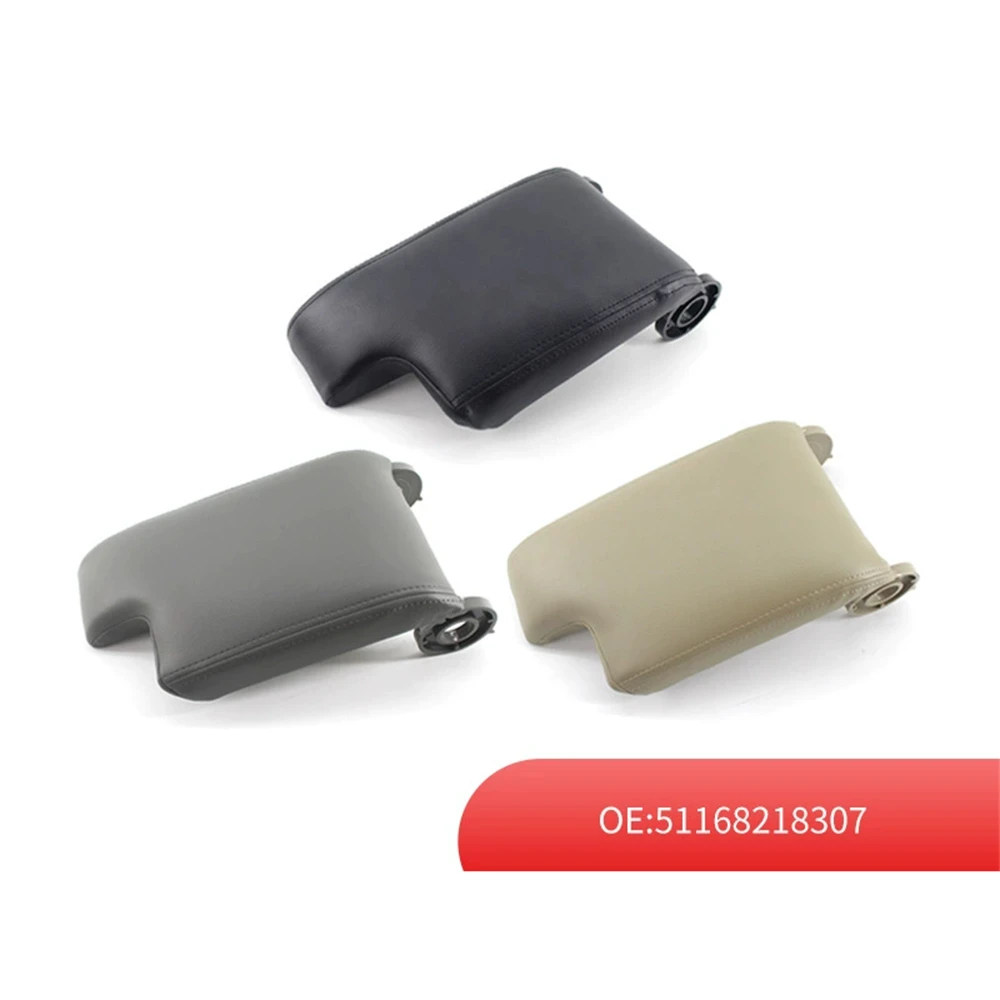 

​Armrest Storage Cover PU Leather Car Interior Center Console Handrail Box Lid for BMW M3 320i E46 99-04 323C