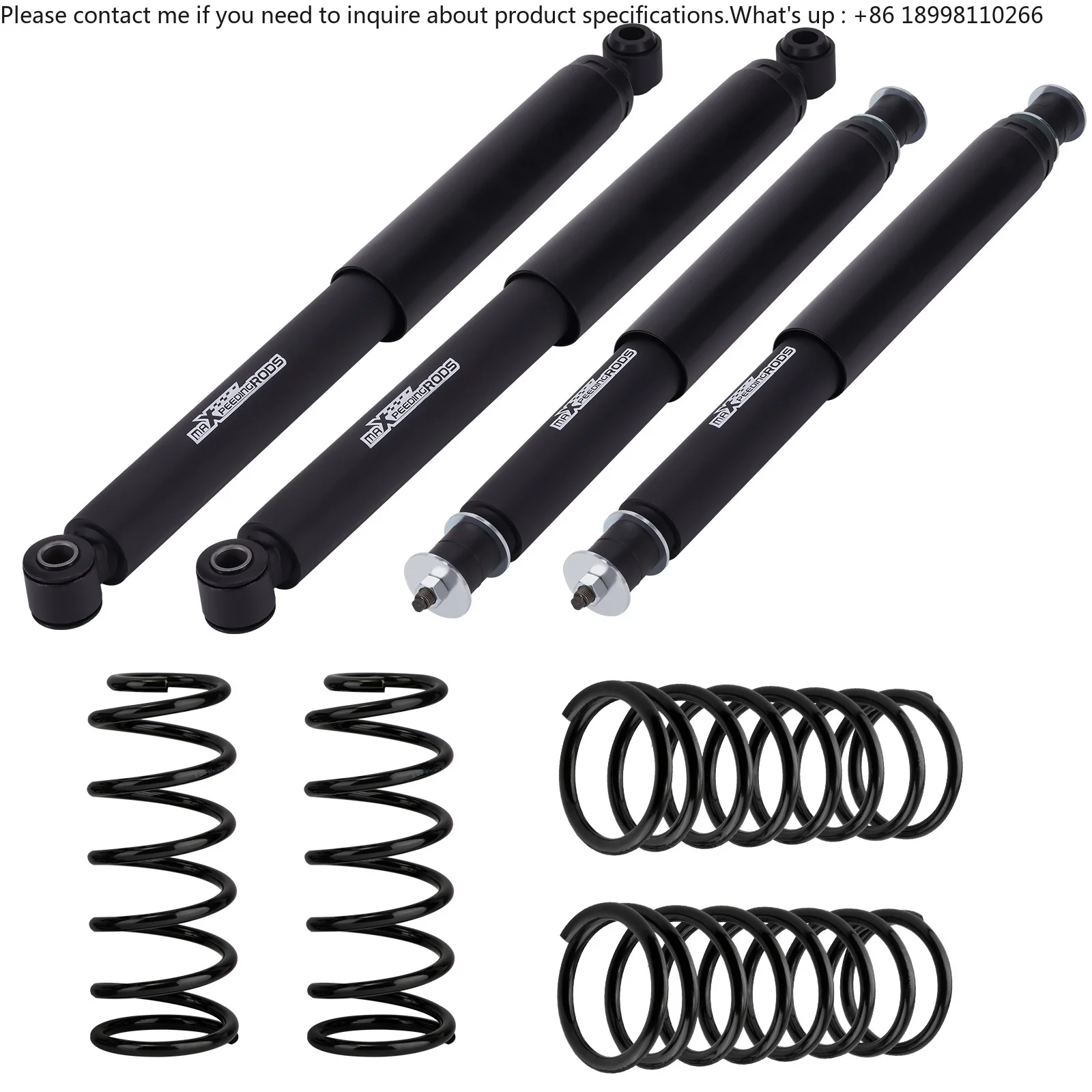 Hot 2inch Lift Kit Coil Springs + Shocks for N issan Patrol GQ Y60 GU Y61 1988-UP