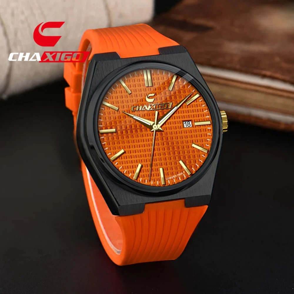

CHAXIGO 7536 Fashionable and Simple Quartz Men's Watch Waterproof Calendar Watches for Men Relogios Masculino Reloj Hombre