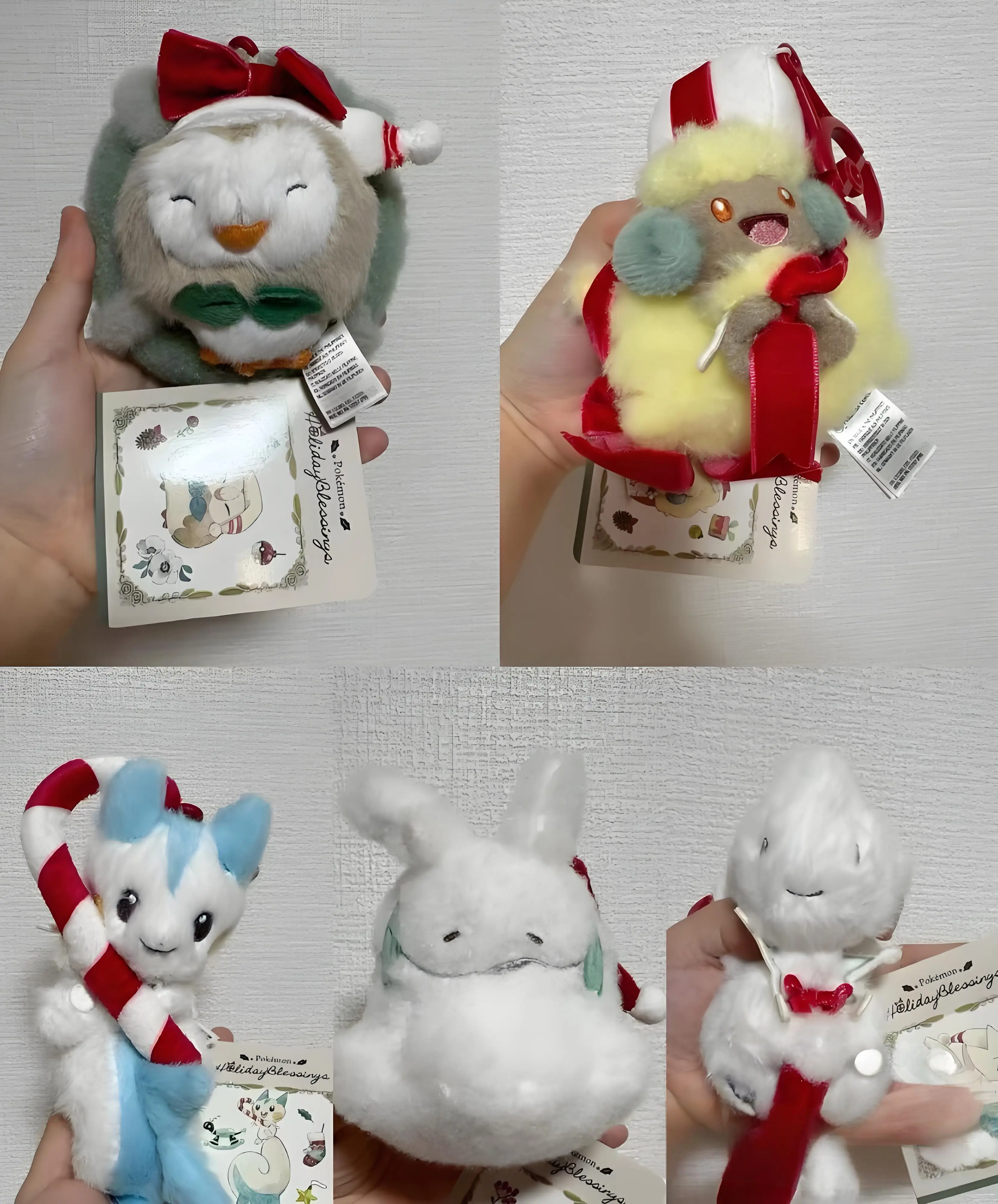 

Pok é mon plush pendant for friends, holiday wishes, Pikachu, Shaneido, wooden owl, Christmas gift