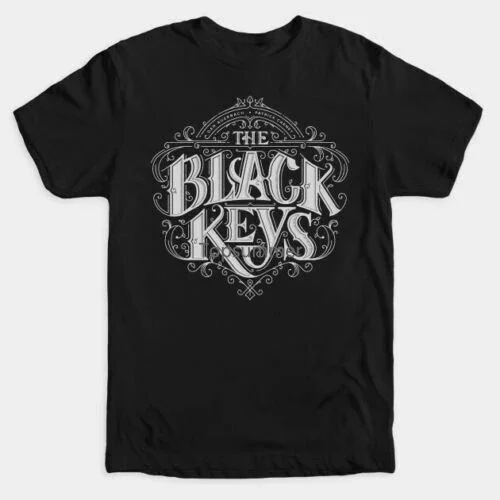 

The Black Keys Reverse White Dan Auerbach Brothers Tighten Up Lonely Boy T-Shirt