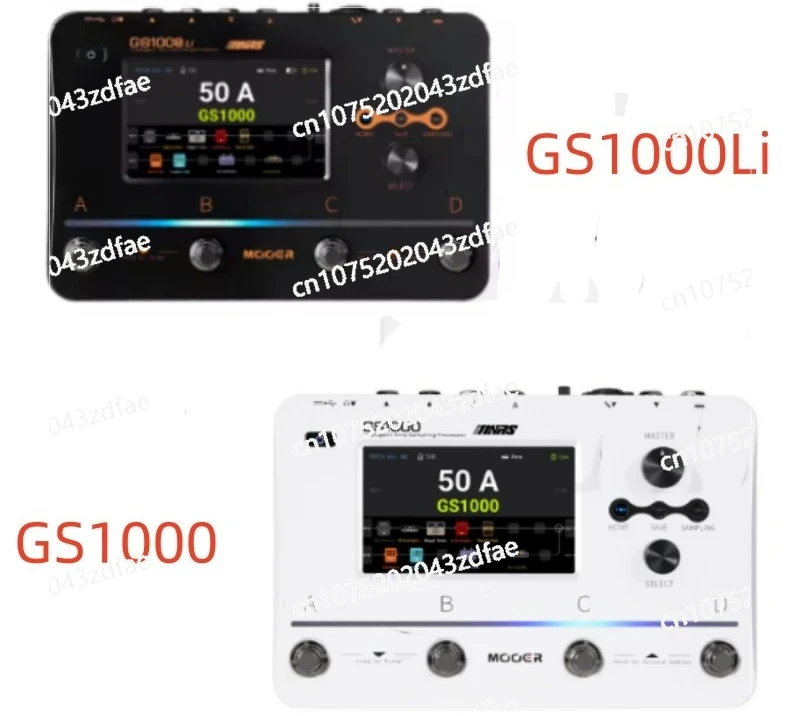 

Guitar Multi-Effect Processor Amp Profiling Dual Effects Chains GS1000 Li / GS1000 with XLR Mic Input Touch Screen