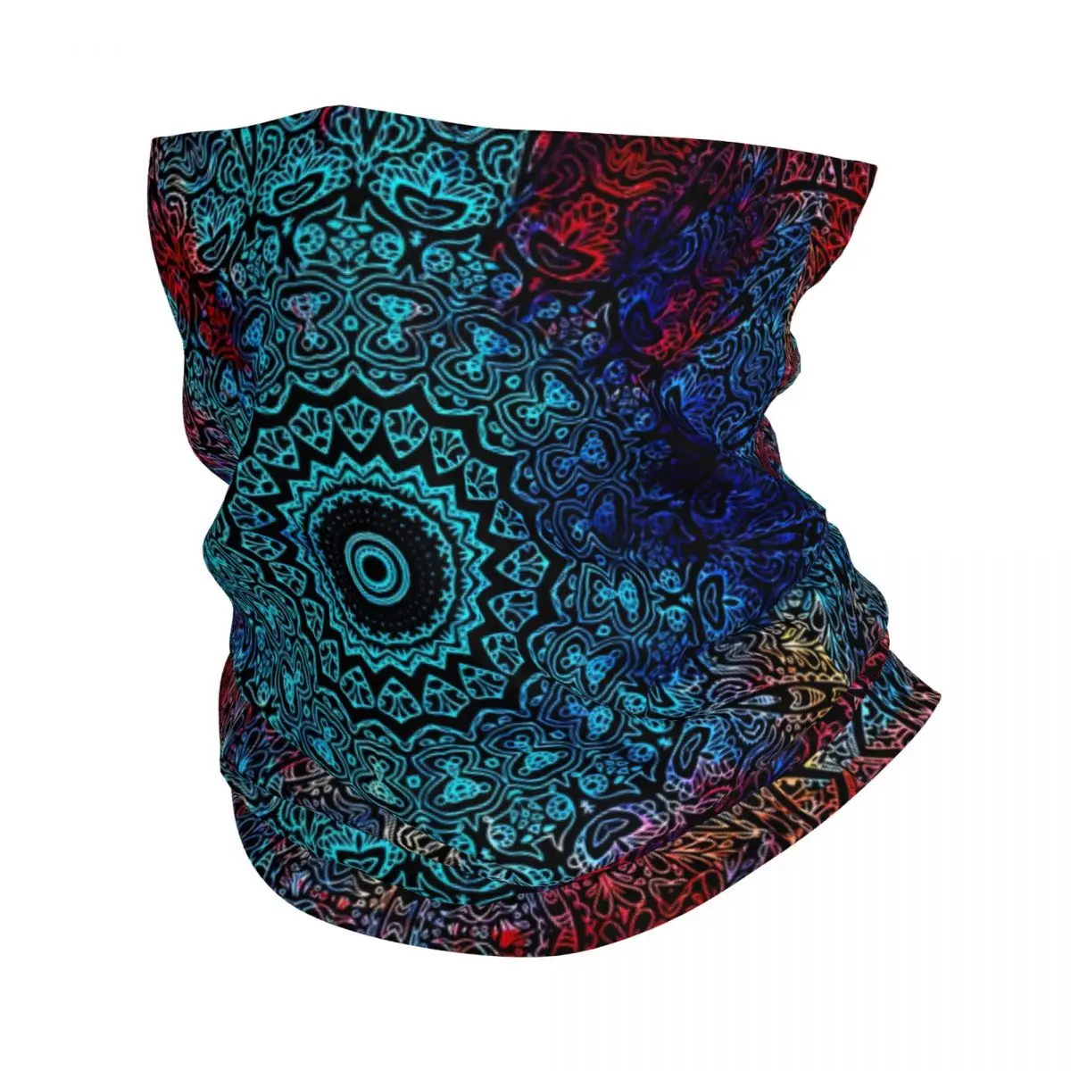 Bohemian Passion Mandala Thin Wrap Scarf Bandana Neck Gaiter Face Cover Headband