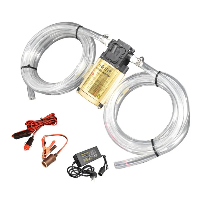 

Car fuel tank electric oil pump oil artifact 12v24V220V oil pump diesel self-priming water pump 12V golden