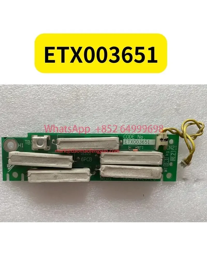 Used ETX003651 tested ok