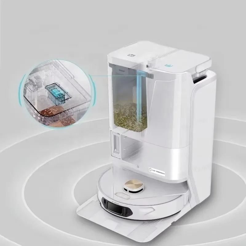 Ultra Robotic Vacuum Cleaner LDS Navigation Electric for Household Hotel Use Featuring Removable Mop Extensive