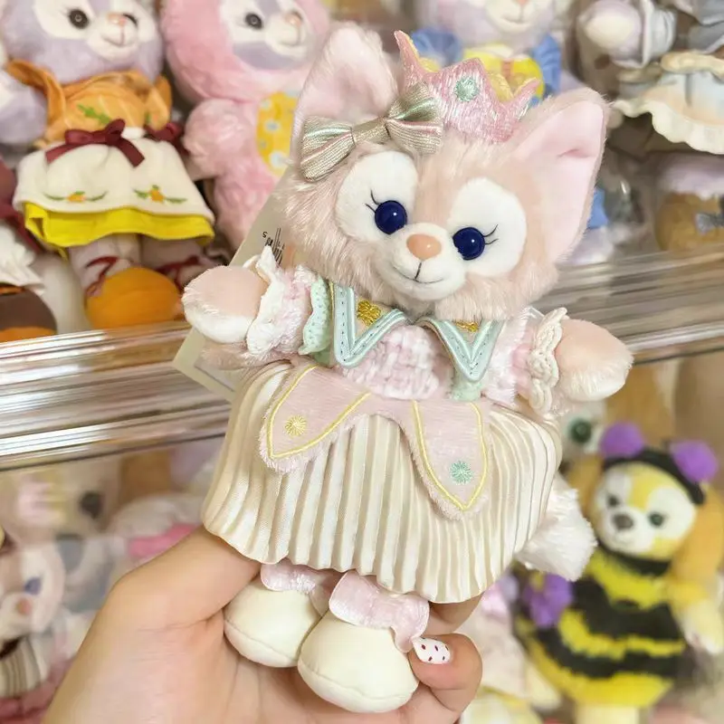 디즈니 뉴 드리미 리나벨 플러시 키체인 판타지 조절 가능한 봉제 인형 가방 참 귀여운 백팩 & 키 액세서리 선물