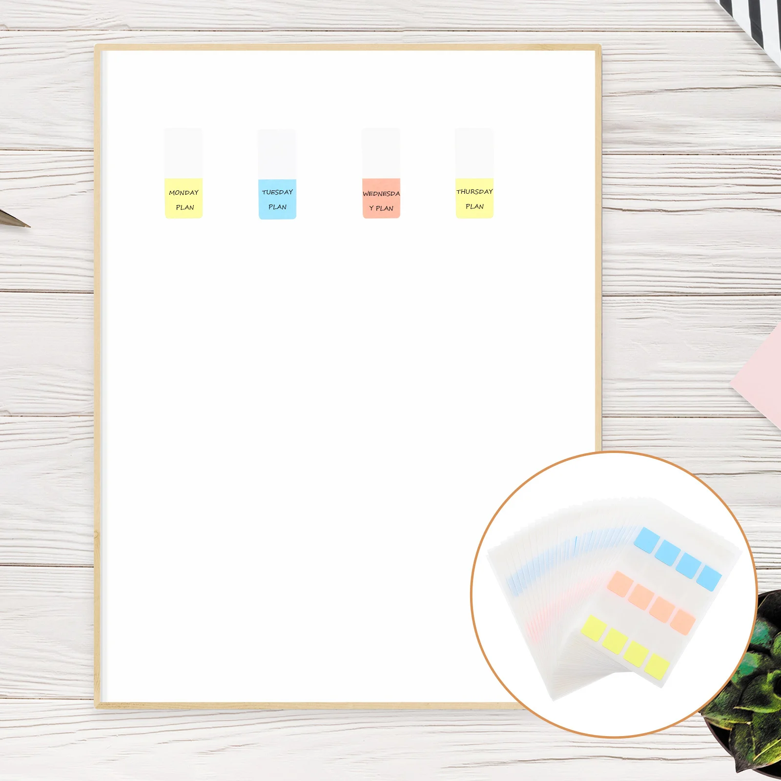 

360Pcs Office Supplies Sticky Tabs Premium Quality Tearable Index Labels for Memo Organization Student Study Aids