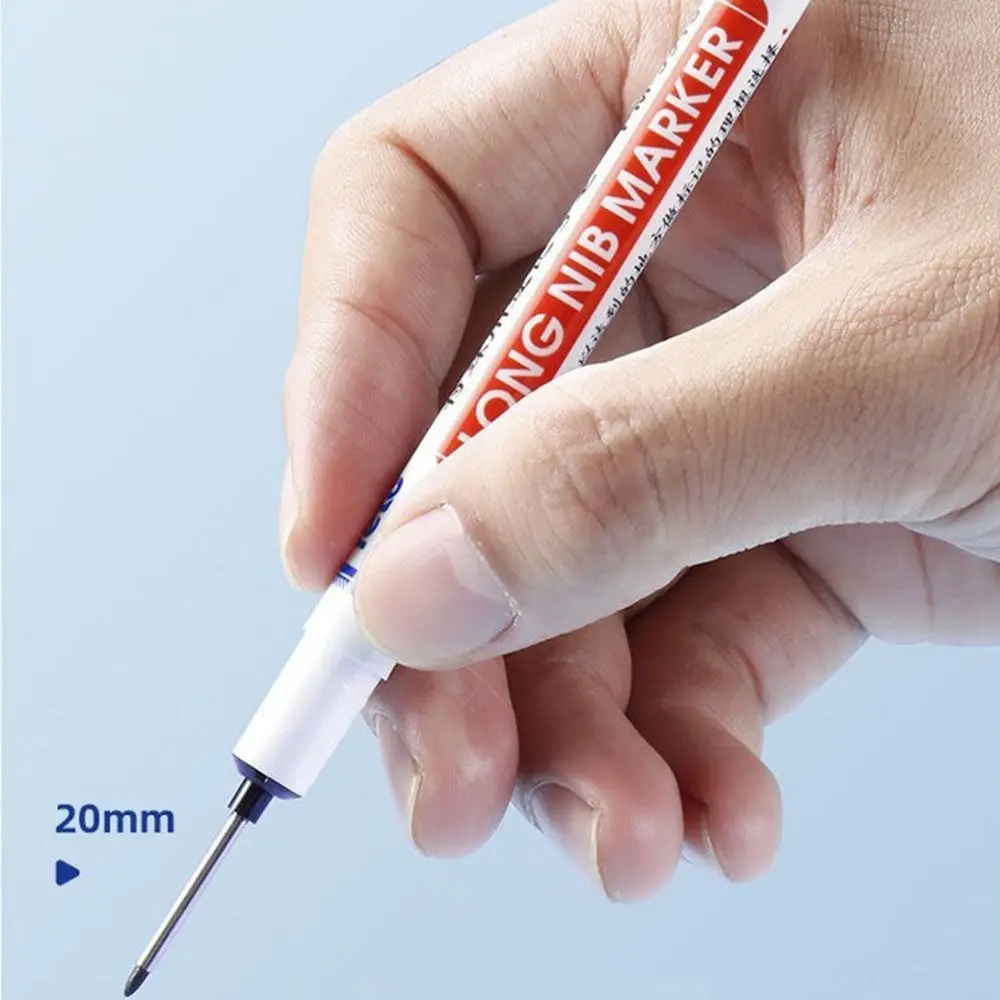 

Glass Multifunction Bathroom Woodworking Depth Hareware Processing Marker Pen Long Head Markers Deep Hole Marker