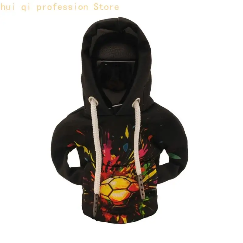 Auto Gear Shifter Hoodie Gearshift Cover Sweatshirt Gearstick Hoodie Cover H8WE – Detail 2