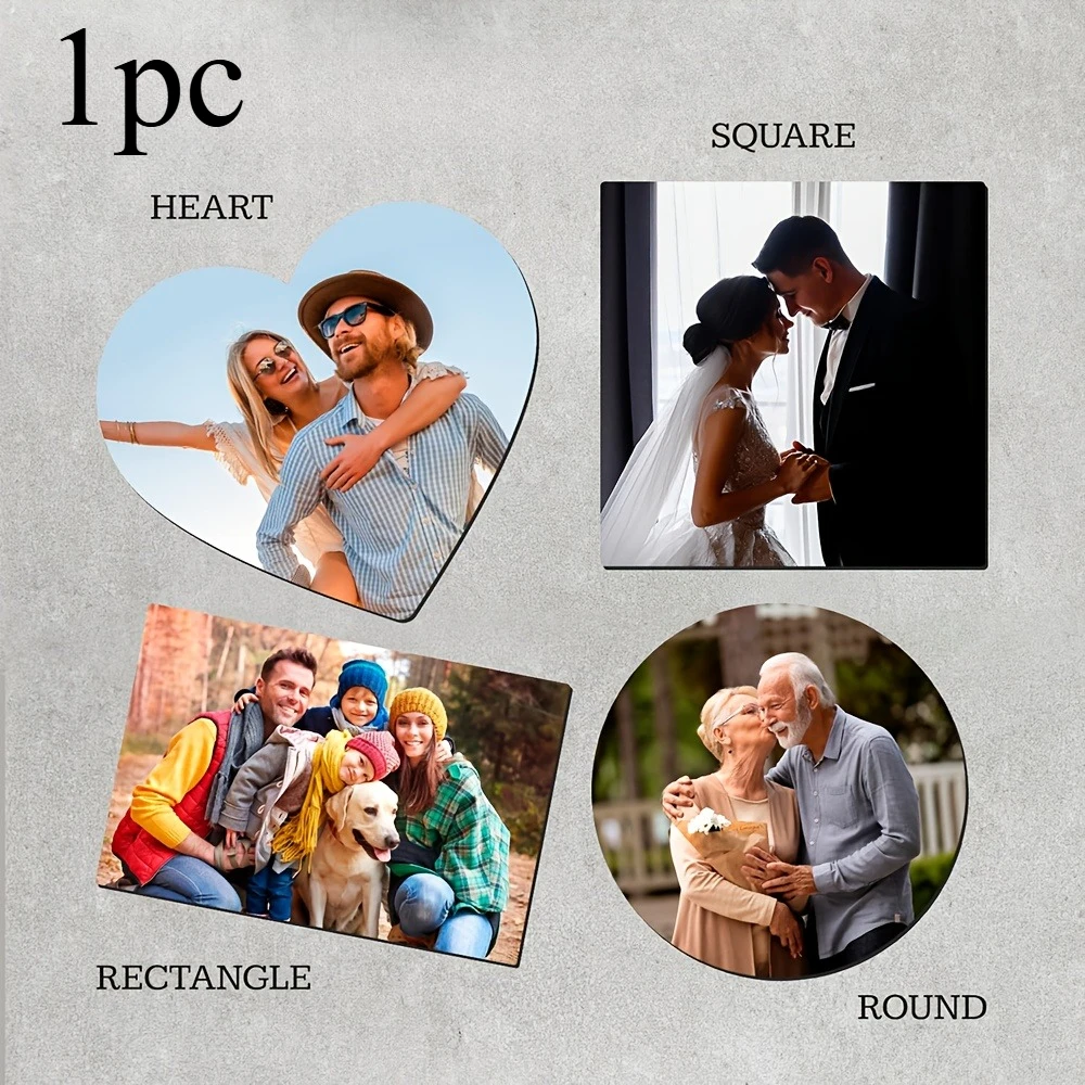 Customized Refrigerator Magnets, Personalized Photo Magnets For Weddings, Valentine's Day, Christmas, Graduation