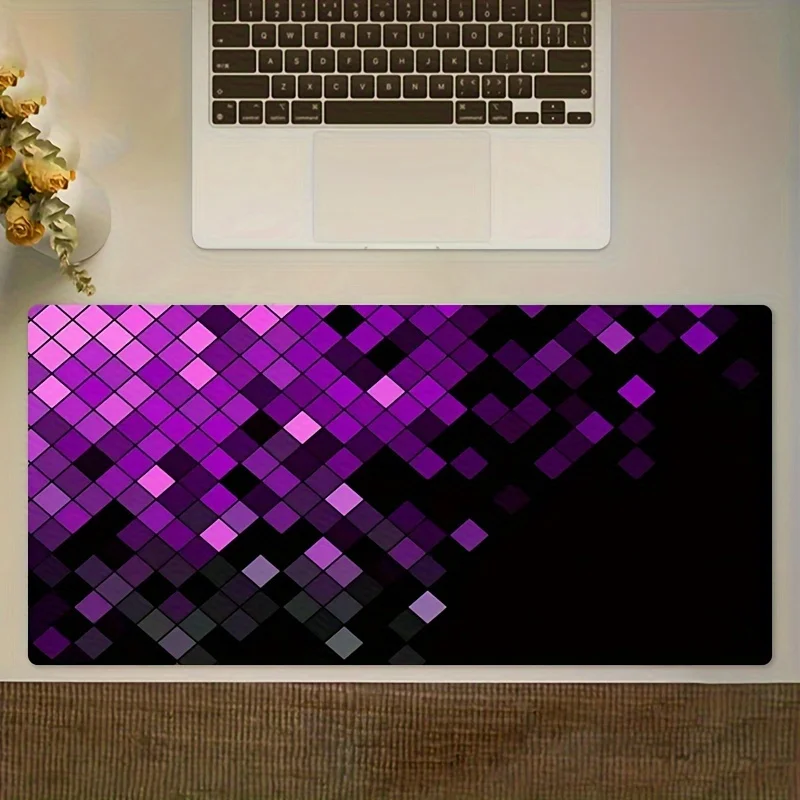 

Большой игровой коврик для мыши Purple Magic, компьютерный коврик для клавиатуры и мыши HD, настольный коврик из натурального каучука, нескользящий офисный коврик для мыши, аксессуары для рабочего стола