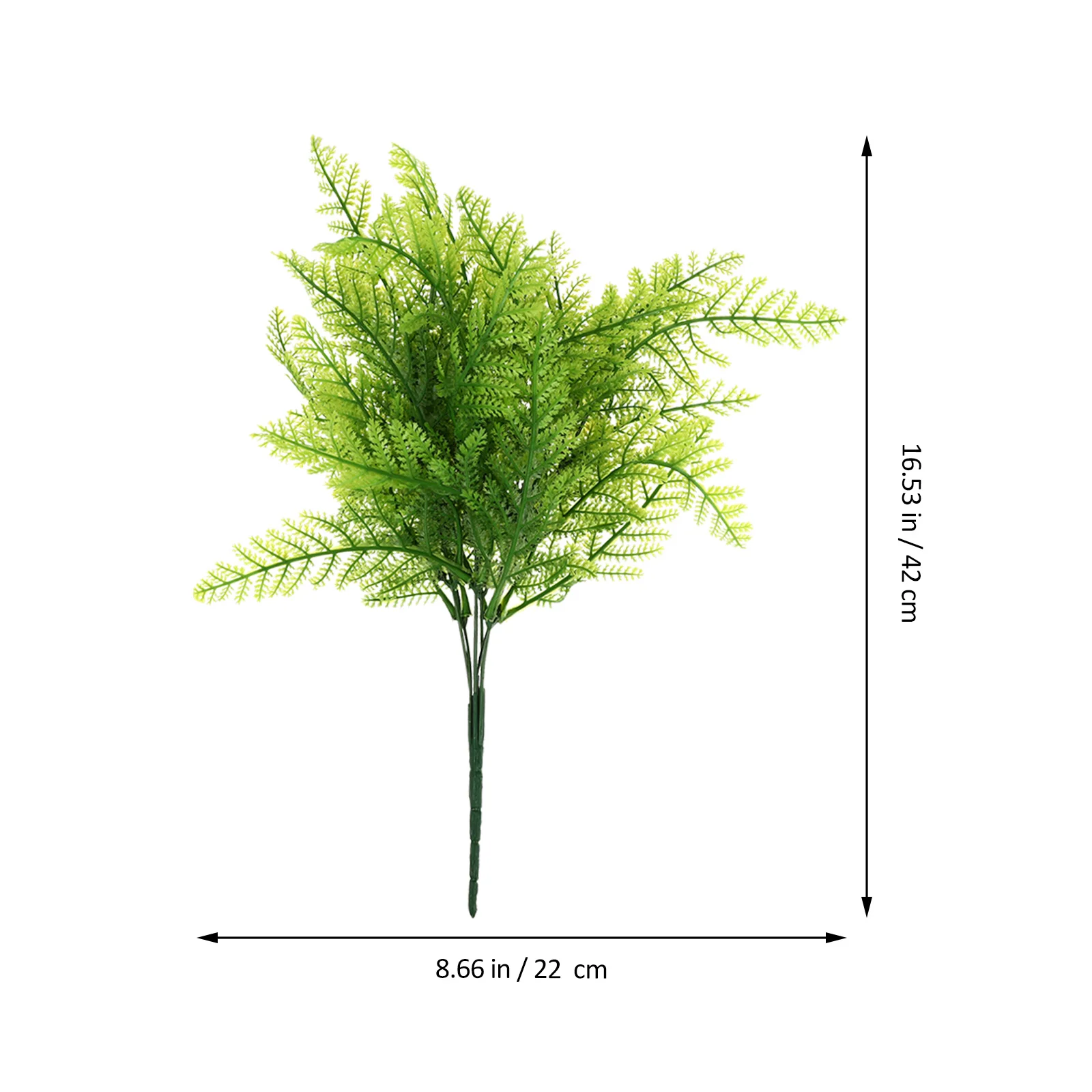 

4Pcs Artificial Ferns Plastic Plants Realistic Green Yellow Leaves Aquarium Fish Tank Decoration Ecofriendly Fake Plants