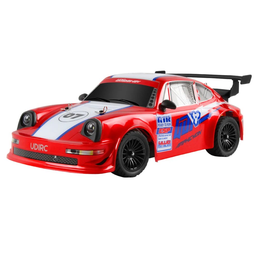 1/16 4WD RC Drift Racing Car 2.4G Off Road Climbing Car 50KM/H Speed Remote Control Vehicle Flash Light Electronic Boy AdultsToy