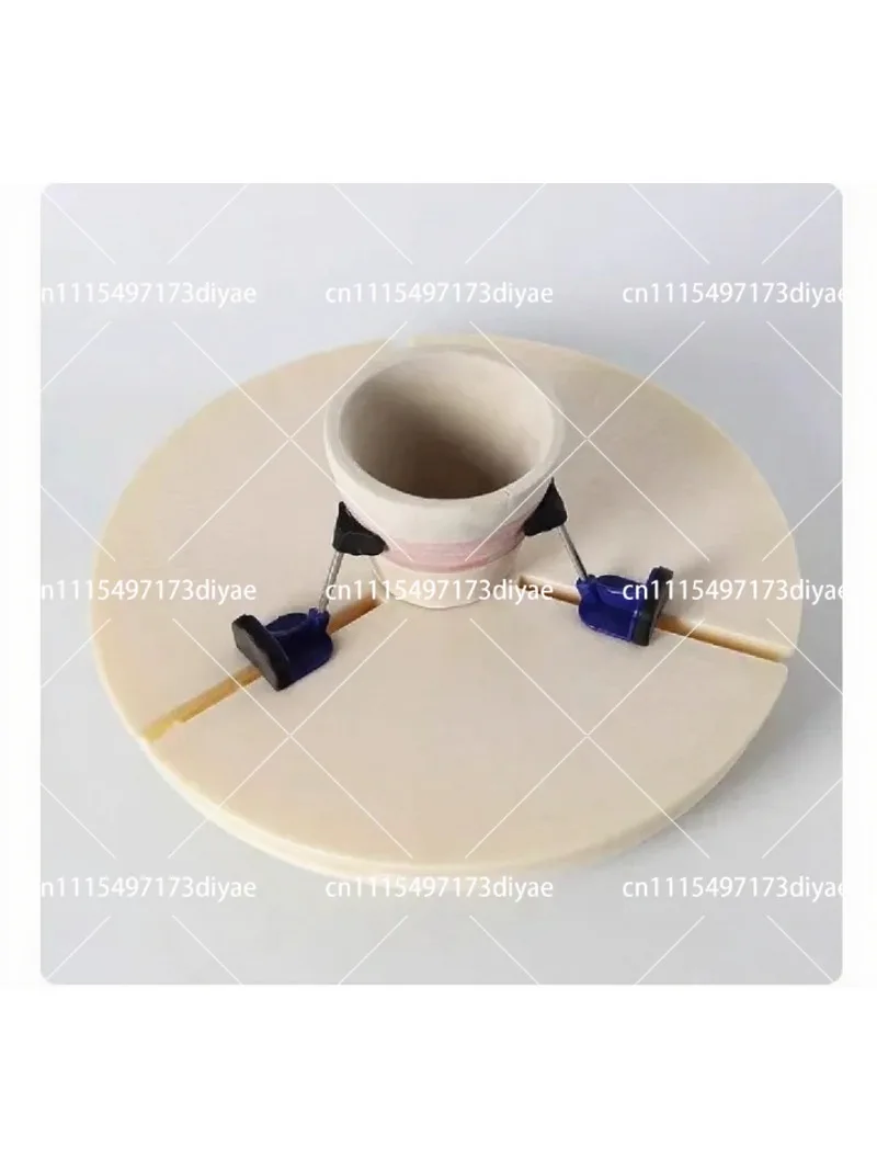 Pottery Shaping Tool Automatic Centering Triangular Clamp for Clay Crafting