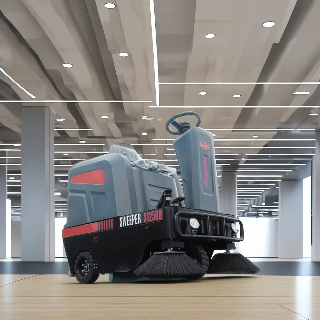 S1250B Workshop and Factory Multi-Function Sweeper Electric Road Sweeper