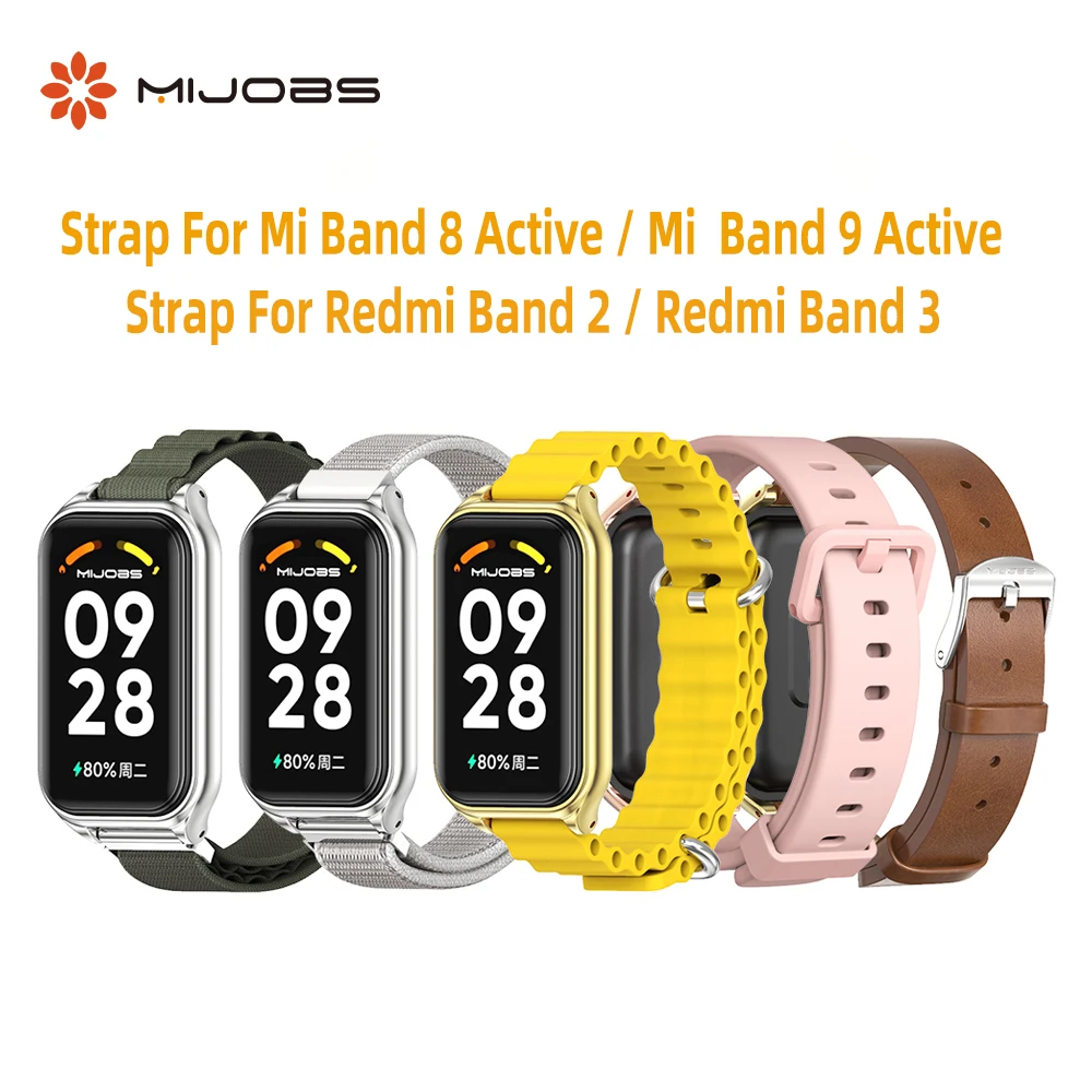 Pulsera para Mi banda 9 activa pulsera para Xiaomi Smart Band 8 activa pulsera Mi banda 8 activa Correa accesorios de reemplazo
