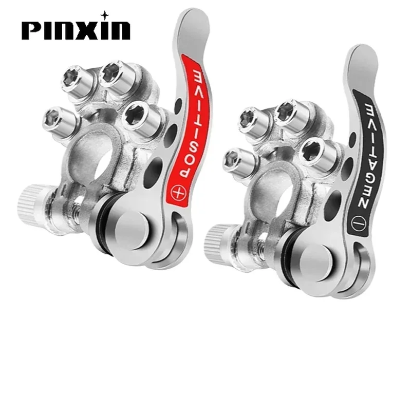 

Car Battery Terminal Quick Release Disconnect Battery Terminals Copper Wire Lugs Cable Clamp Screw Connection Kit For Auto Boat