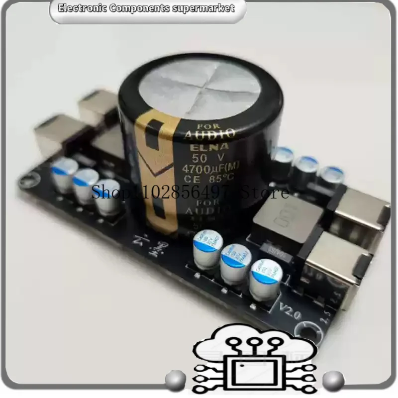 Upgraded CNC Case 5V-35V 10A Suitable for Switching Power Supply Decode Raspberry Pi Digital Broadcast Amplifier