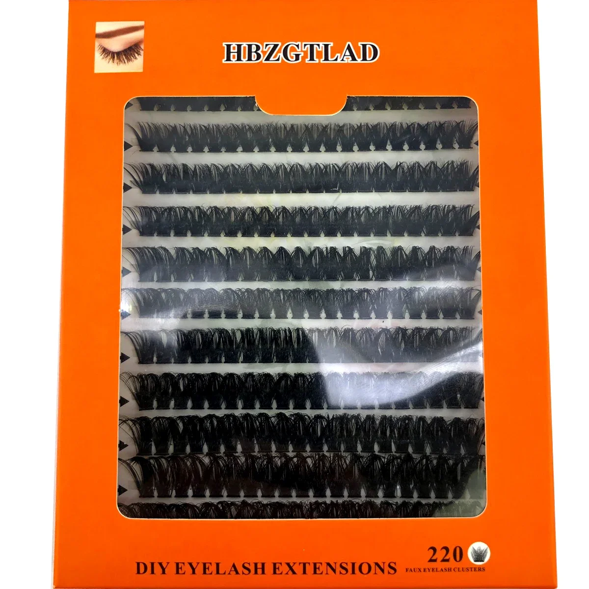 New Cluster Eyelash Extension 100/220 Bundles 60D/80D Natural Style Individual Eyelashes Handmade Eyelash Bundles 3D Mink Lashes