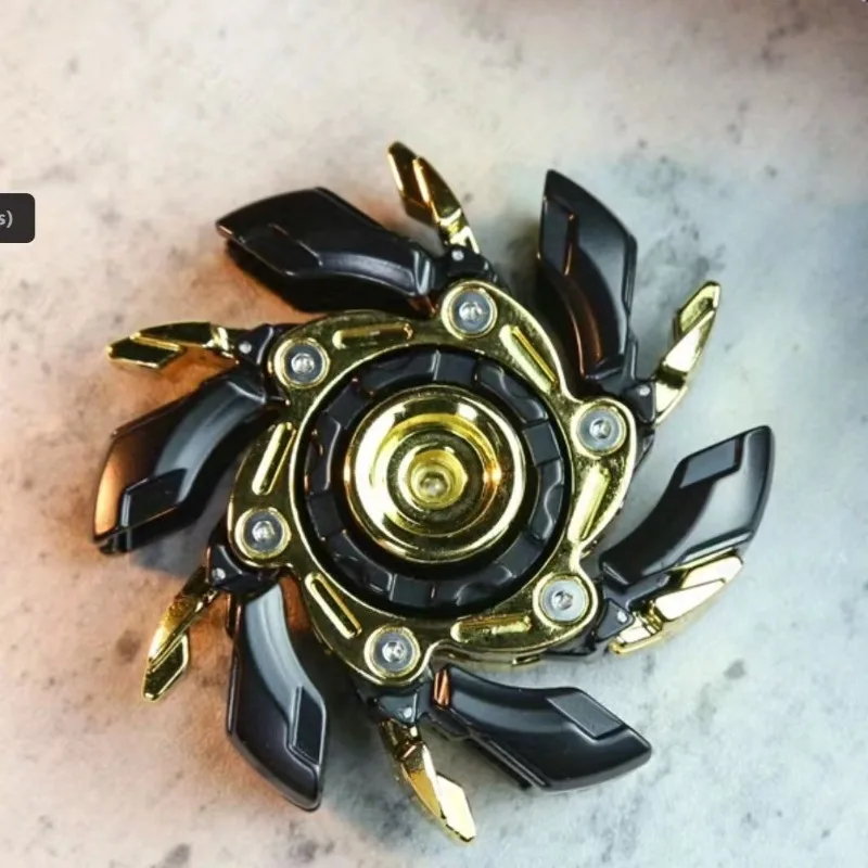 Rotating Finger-Opening Fingertip Spinning Top, All-Alloy Material, Stress-Relief Toy