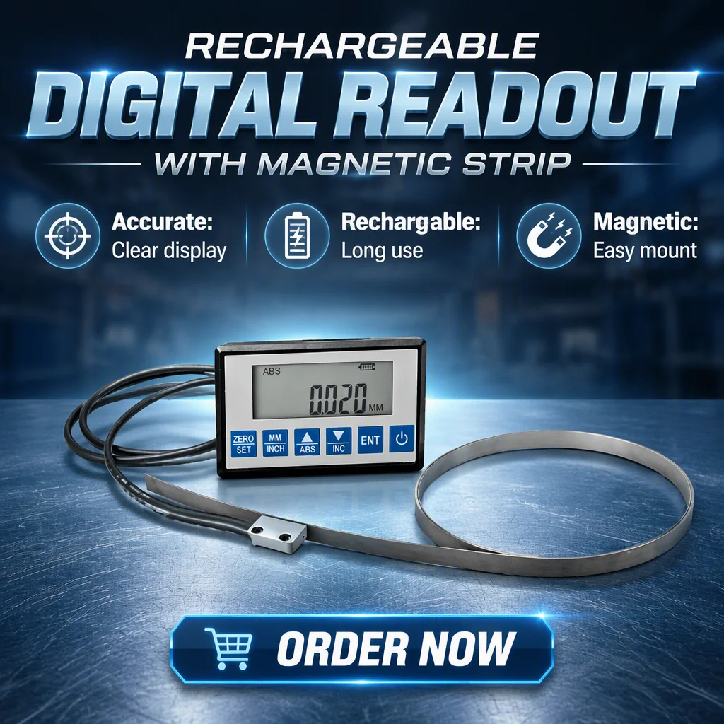 Digital Readout 1 Axis Digital Display DRO Magnetic Sensor Tape Displacement Readout Scale Position Transducers Encoder