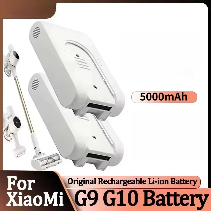 Original 25,2V 5000mAh Wiederaufladbarer Lithium-Ionen-Akku für Xiaomi Mijia Dreame G9 G10 R10 Kabelloser Staubsauger