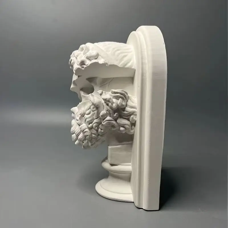 Zeus Statue Sculpture Decoration Gypsum Car Ornaments Auto Interior Accessories Decoration Birthday Gift Home Decoration