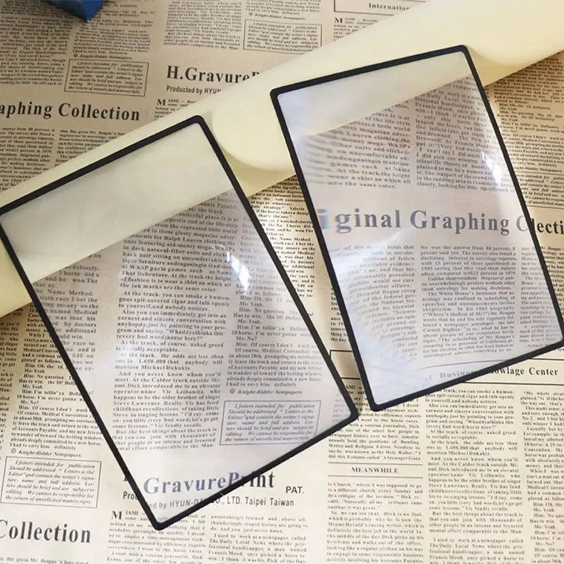 Full Page Large Sheet Magnifier Magnifying Glass Reading Aid Glass Page Magnifying Lens Reading Magnifier Magnifying Glass view 4