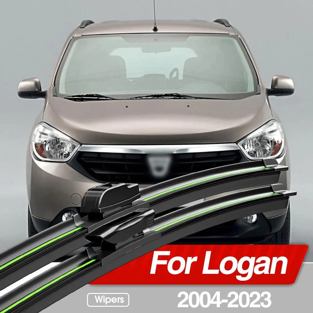 

For Dacia Logan 2004-2023 Front Windshield Wiper Blades 2x Windscreen Window Accessories 2005 2007 2008 2009 2031 2015 2018 2019