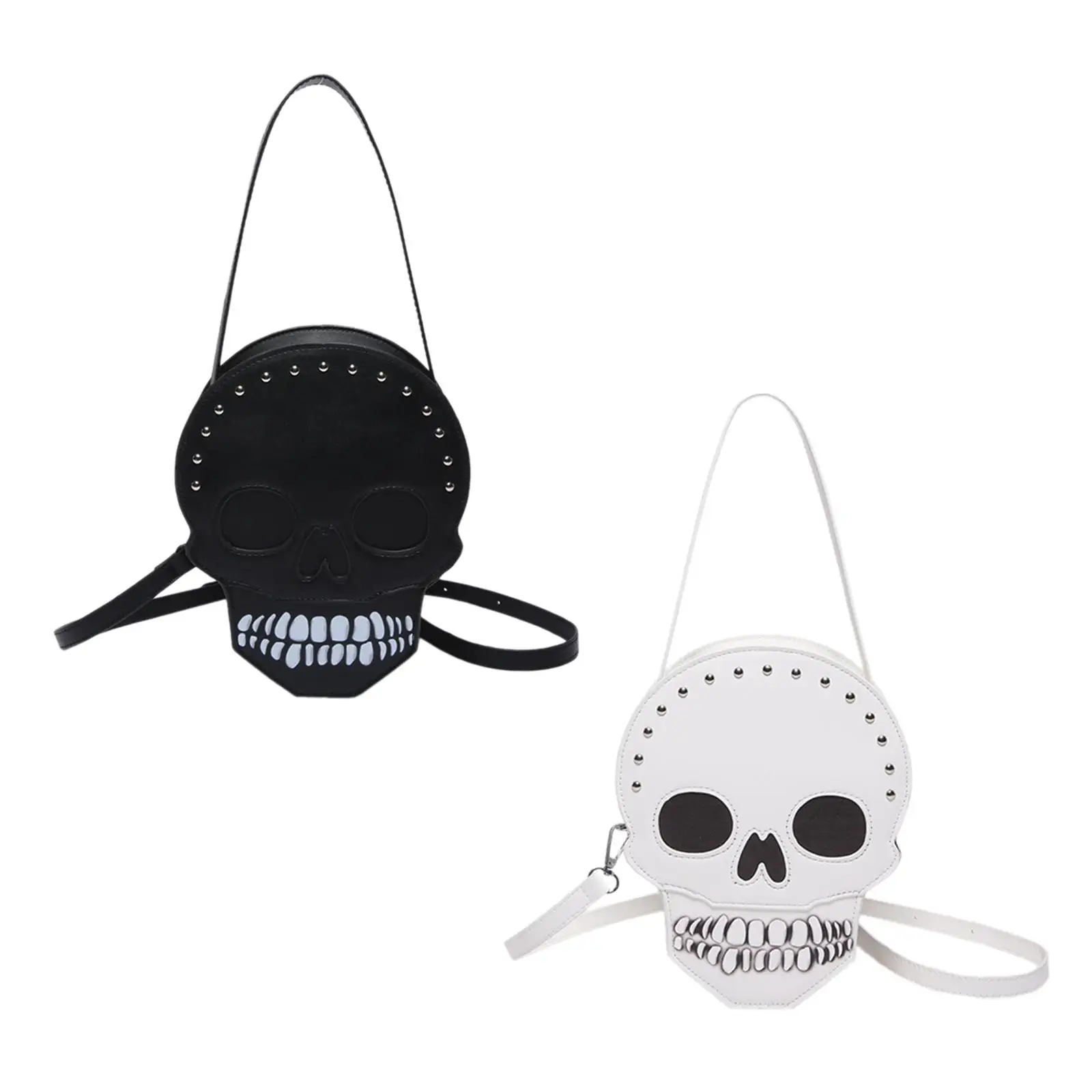 Women Crossbody Bag Gothic Casual Fashion Pouch Wallet Handbag Shoulder Bag Skull Bag for Holiday Shopping Summer Leisure Party